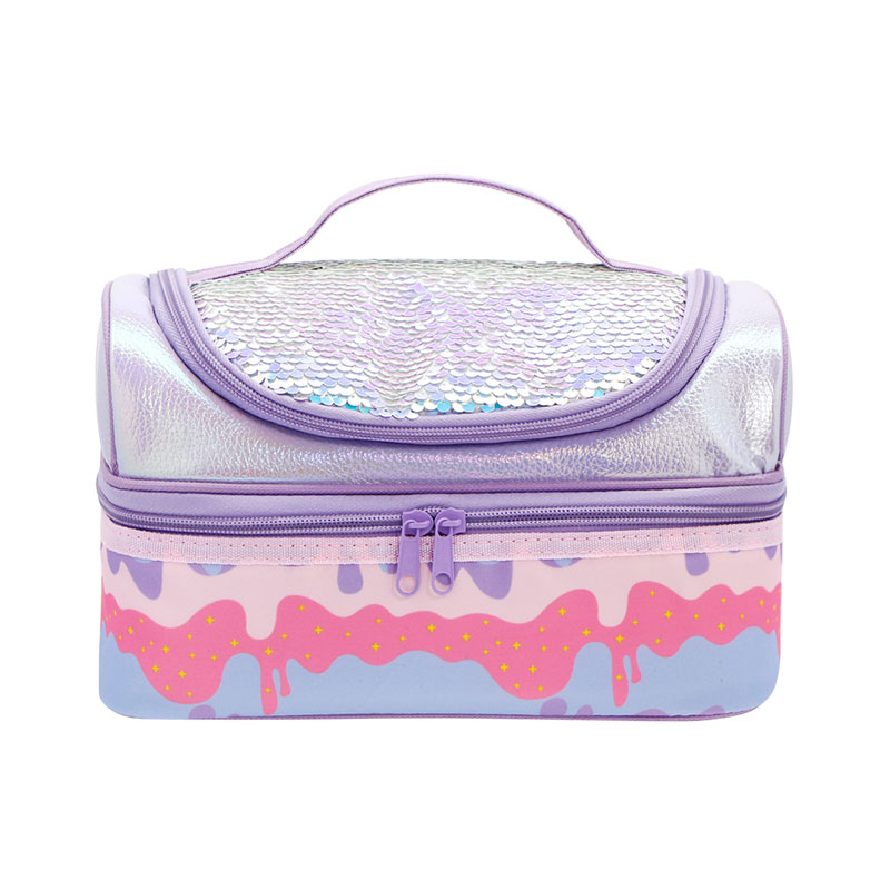 Fancy Two Compartment Insulated Lunch Bag